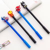 China Custom Cool 3D Cartoon Figure Toy Ballpoint Pen Head Toppers Kids Toy Ball Pen on sale