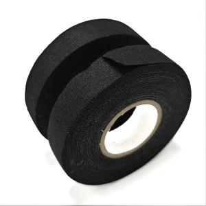 China Black Super Viscosity Automotive Wiring Harness Tape For Automobile Industry supplier
