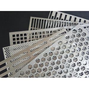 China Round Hole Pattern Perforated Sheet Metal , Architectural Perforated Metal Panels supplier