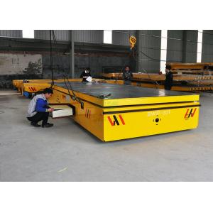 China 10 t cargo plant trailer on cement floor with hydraulic lifting function supplier