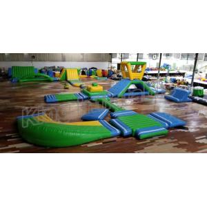 China Funny Large Pvc Amazing Inflatable Water Parks For Open Water Entertainment supplier