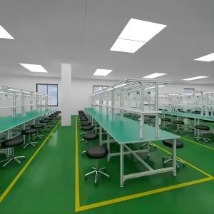 China Mesa de trabajo de laboratorio comercial eléctrico con estante para paletas y altura de 5-15 m wholesale