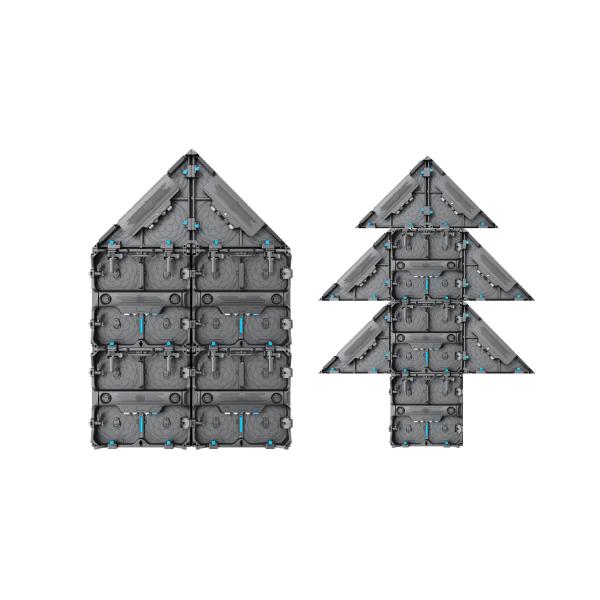 Stage Rental LED Display with 3 Seconds Installation IP34 Rating and 500*500mm Panel Size for Indoor and Outdoor Events