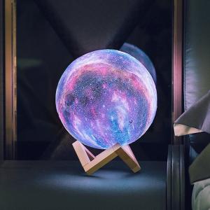 3D Moon Lamp LED Remote Control Night Light Rechargeable 16 Colors Moon Touch Light  for Bedroom Decoration