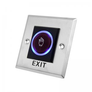 China Waterproof No Touch Exit Button , Square Push To Exit Button With Timer wholesale