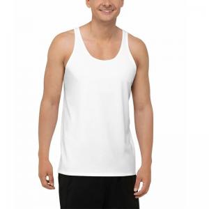 China China Manufacturer Custom Casual  Sport Men Slim Fit Blank Fitted Tank Top for Gym supplier