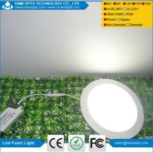 China 22W Slim Recessed Led Round Panel Down Light SMD2835, Dimmable Led Panel Light supplier