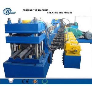 Metal Beam Crash Barrier / Guardrail Roll Forming Machine For Expressway