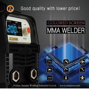 MMA250L LED Welding Machine IP21S Mini Inverter Over Heat Protection