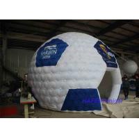 China Custom Shape Green Inflatable Football Bouncy Castle Inflatable Football Helmet Tent on sale