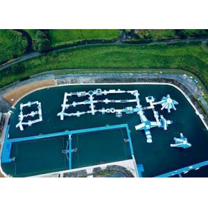 0.9mm PVC Tarpaulin Inflatable Floating Water Park Games For Hotel Pool