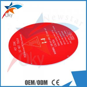 China PCB Aluminum Plate 3D Printer Kits Models Rostock Circular Hot Bed MK3 Reprap supplier