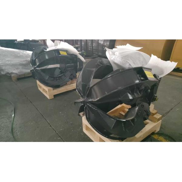 Customized Excavator Hydraulic Orange Peel Scrap Grapple Bucket For Crawler Cranes Chisel Diameter 40 210 Mm