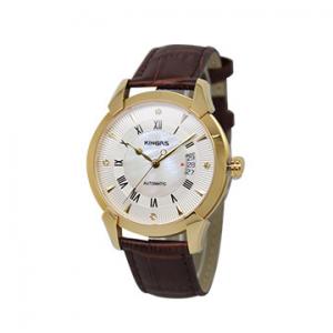 China Men Automatic Mechanical Wrist Watch / Charm White Dial Watches With Two Years Guarantee supplier