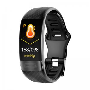 China ECG PPG Pedometer HR Monitor Smart Band Fitness Tracker Watch With Blood Pressure supplier