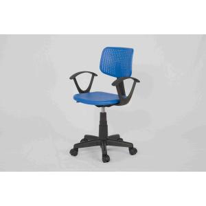 Ergonomic Student Computer Chair With Plastic Seat , Low Back Computer Desk Chair