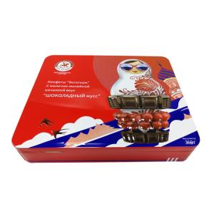 China OEM ODM Chocolate Tin Box Set Container 0.25mm Christmas Chocolate Tins supplier