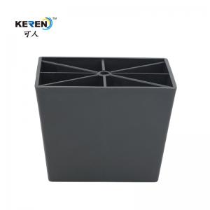 China KR-P0122 4 Inch Plastic Sofa Legs Replacement , Dining Room Table Leg Risers Easy Fitting supplier