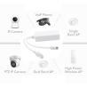 48V a 12V POE Splitter con Ethernet 1Gbps de doble red completa