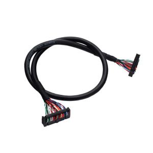China Tipo personalização da C.C. da C.A. do conector do conjunto de cabo ASB de LVDS supplier