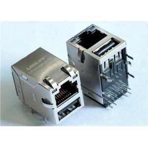 China RJMG233022610ER RJ45 над фильтром 1000 Основания-T разъема USB интегрированным Jack supplier