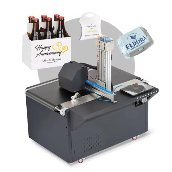 Single Pass Digital Printer For Corrugated Box Paper Bag And Envelope Printing With High Speed