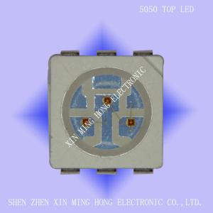 China 5050 YELLOW SMD LED, LED CHIP, 5050 SMD LED, SUPER BRIGHT LED,LOW POWER LED,THREE CHIP SMD LED supplier