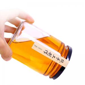China Safe Transparent Glass Honey Jar Corrosion Resistant For Wedding Favors supplier