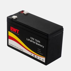 China Deep Cycle Lifepo4 12v 12Ah Lithium Ion Battery Packs For Solar Energy Storage wholesale