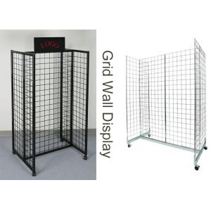 China Gridwall Gondola Grocery Store Display Racks For Supmarket Iron Frame H Shape supplier