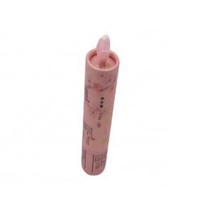 China Recycled Durable Lip Balm Cardboard Tube , Multifunctional Paper Lipstick Tubes supplier