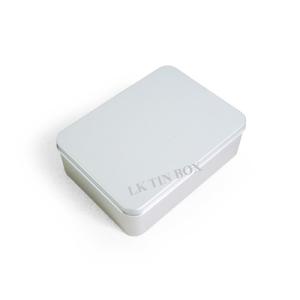 China El cerdo impreso caja de encargo de la lata del regalo salta los envases rectangulares de la lata de la ventana del Pvc wholesale