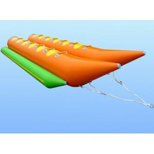 0.9mm PVC Inflatable Toy Boat , Double Inflatable Fishing Boat for Water Sport