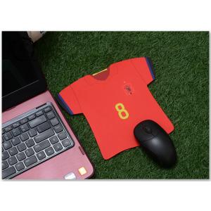 Custom Jersey Shape Soccer Team Marketing Promotional Gifts Mouse Pad Digital Printed For Computer
