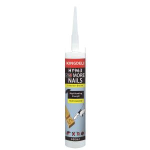 China Nail Free External Waterproof Silicone Sealant Outdoor Paintable Caulk supplier