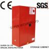 China Iron Free Standing Lockable Chemical Storage Cabinets , Flammable Storage Locker wholesale