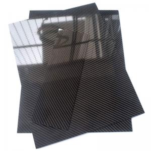 Aging Resistant 0.3mm Carbon Fiber Sheet 3K Twill Glossy Finish