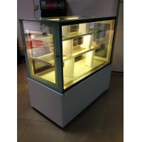 2 Meters Easy moving wheel  Cake Display Cabinets Freezer Sliding Double Doors