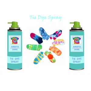 China Multi Colorful 200ml Tie Dye Spray Paint DIY For Clothing Scarves Stockings supplier