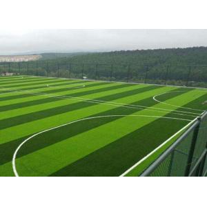 China 40 Mm - 60 Mm Outdoor Football Realistic Artificial Grass Mat Landscaping Real Looking supplier