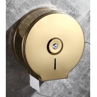 China 9 Inch Stainless Steel Toilet Paper Dispenser Wall Mounted Round Shape on sale