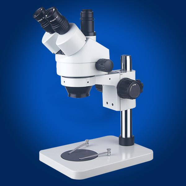 Real Trinocular 7-45X Zoom Stereo Microscope 20mm