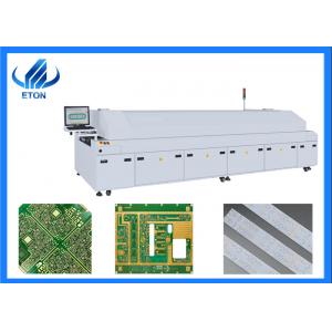China Large 6 Zone Hot Air Double Rail Solder Reflow Oven Durable With PC Control supplier