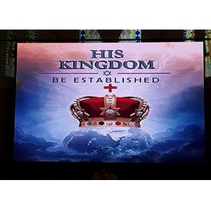 China Nationstar 3.9mm Church LED Screen indoor , 4 by 3 Meters Church LED Display Die Casting supplier
