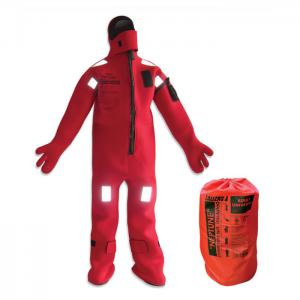 China EC / CCS Approval Immersion Survival Suit Six Hours Protection Red Color supplier