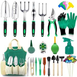 China 82pcs Garden Tools Set with Extra Succulent Tools Set and Heavy Duty Gardening Tools Aluminum supplier