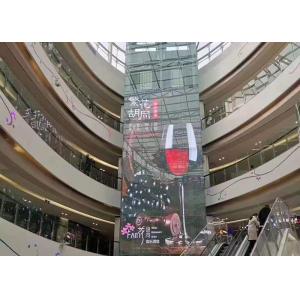 3.91mm Transparent Glass LED Display 2000cd For Specialty Stores