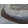 China Grey Granite G654 Curved Block Paving Kerbs , Block Paving Edging Kerb Stones wholesale