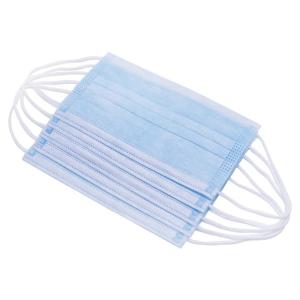 China Máscara médica azul não tecida de Earloop nenhumas fibra de vidro Hypoallergenic para o público supplier