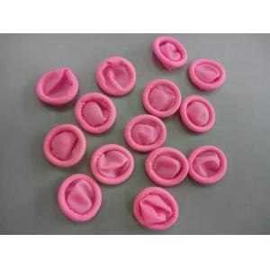 ESD Pink Colored Cleanroom Finger Cots , Latex Free Finger Cots In Electronic Assembly